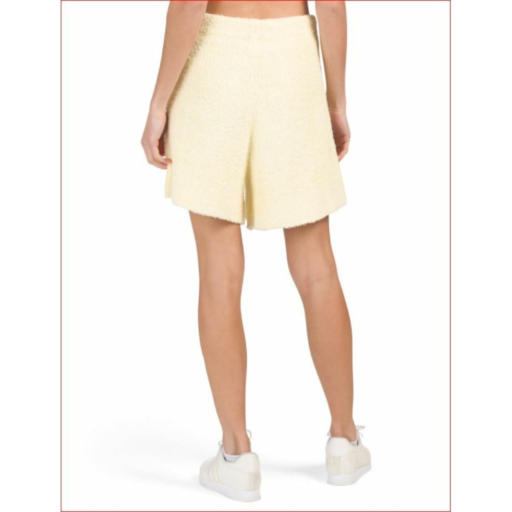 Weworewhat women knit shorts DBB006-1 yellow sz XS $69 - Picture 2 of 12